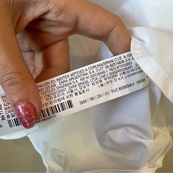 NWT Zara button Up blouse - Picture 2 of 5